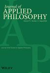 Journal Of Applied Philosophy雜志