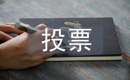 投票情況匯報(bào)